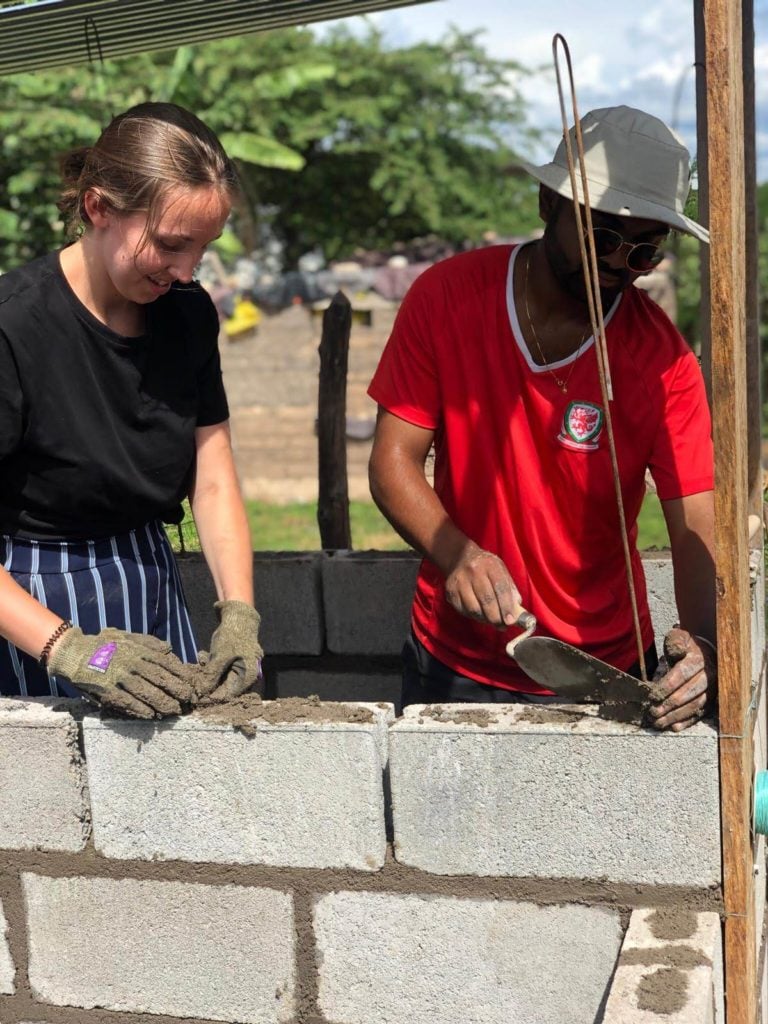 Global Medical Brigades volunteer Olivia Bates while on Brigade.