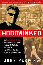 Cover of John Perkins' new book, Hoodwinked