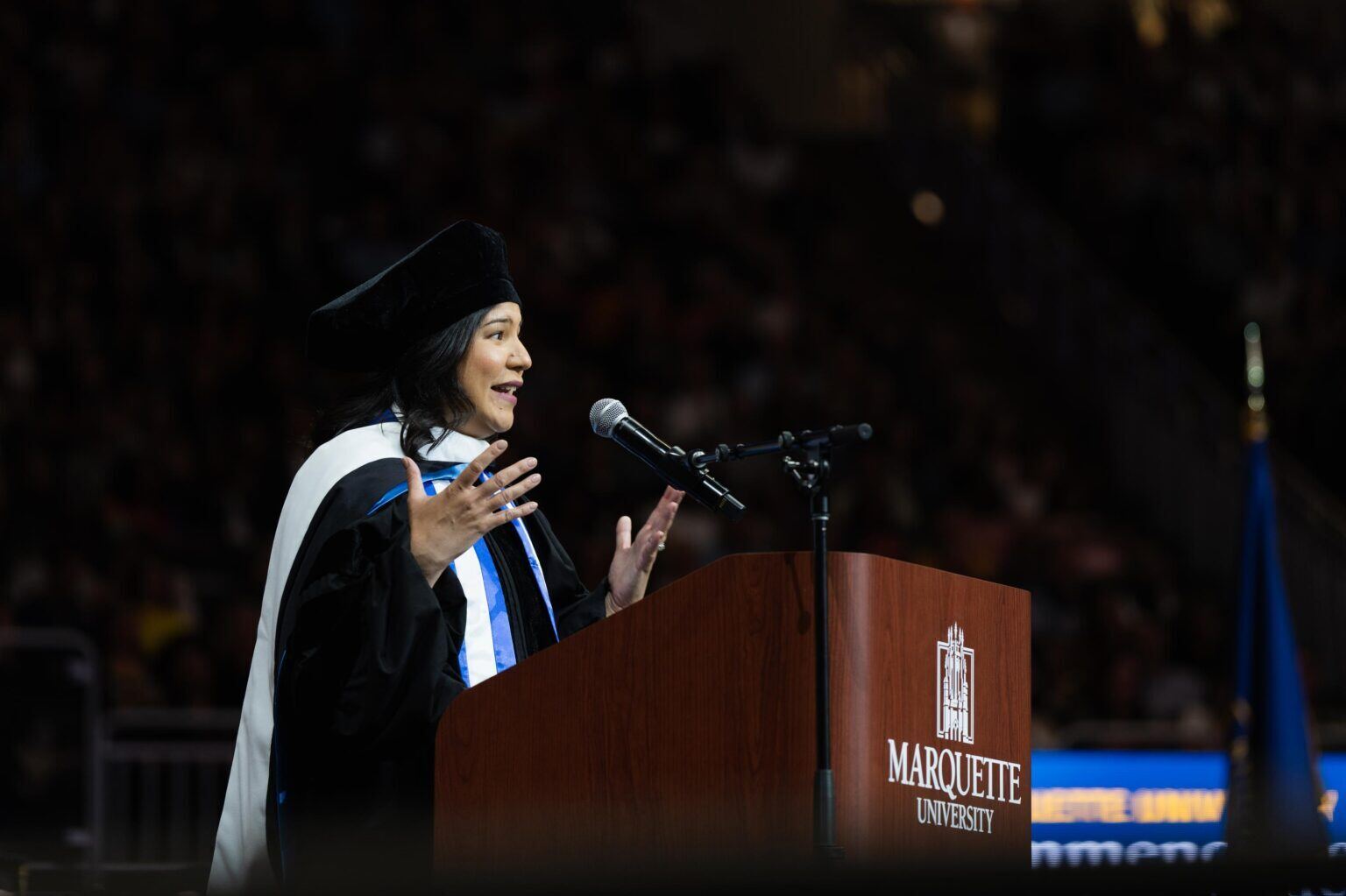 Global Brigades CEO & Co-Founder Dr. Shital Vora Speaks at Marquette University Commencement
