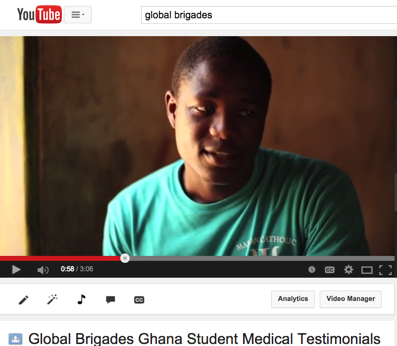 Student Testimonials: Medical Brigades Ghana
